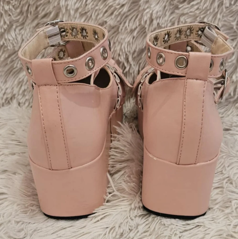 Mary Janes Gothic Lolita Platform Shoes - Picture 4 of 4